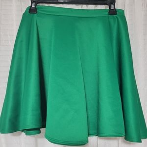 2/$10 Green Topping Skater Skirt